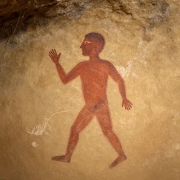 protohuman beta edition human neolithic cave painting clay earthen coloration