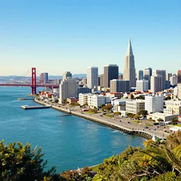 san francisco harbor line art