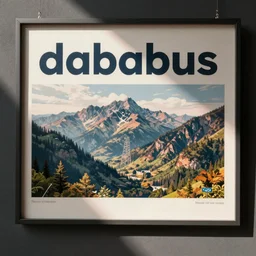 a sign that says dababus