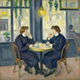 cafe scene by raoul dufy