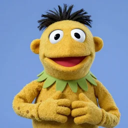 the Muppet Grover as a human
