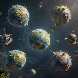 Knowing intraterrestrial worlds, highy detailed, digital art, epic, fantasy