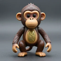 a vintage monkey with cymbols toy with amazing detail