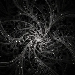 oled dark fractal background