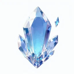 a crystal character design of a crystal, 4K HD, Y2K
