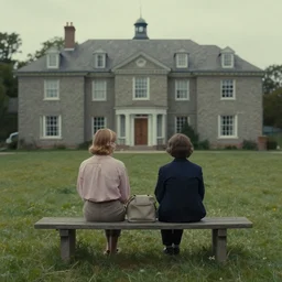 An ephemeral moment caught as a still in a Wes Anderson movie