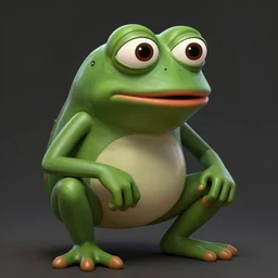 portrait of the real life Pepe the Frog, expressive pose, futuristic, highly detailed, digital painting, artstation, concept art, smooth, sharp focus, dramatic light, studio light, by quentin tarantino