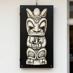 rayc sign on a tiki bar by simon stalenhag