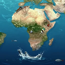 africa sinking like Atlantis