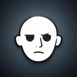 face icon stylized minimalist the grim adventures of billy and mandy, loftis, cory behance hd by jesper ejsing, by rhads, makoto shinkai and lois van baarle, ilya kuvshinov, rossdraws global illumination