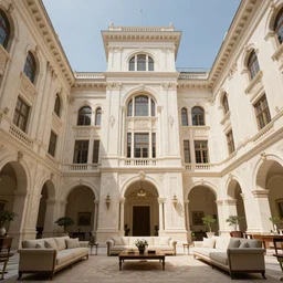 giant Italian royal castle living room that is 300 feet tall, with very tall giant walls filled with modern art paintings, doors that are cosmic portals, photo by Annie Leibovitz