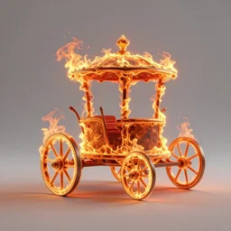 chariot of fire, a chariot made of fire, DSLR PHOTOGRAPHY