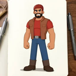 magnet man character design