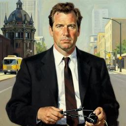 Last action hero movie poster painted by norman rockwell