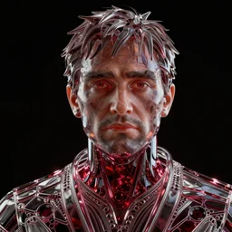 intricate hyper detailed ultra sharp portrait of ewan mcgregor kenobi figure made of glass material, full of red wine, up close shot, sharp focus, global illumination, radiant light, alexandre ferra, irakli nadar, octane render, unreal engine, 4 k, ultra hd,