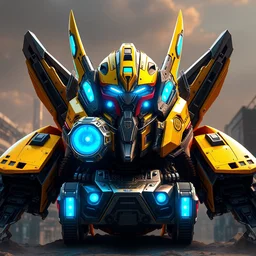 character design mastouffe mastouffe stoutland transformers rise of the beasts earth defense force tank beautiful biolight hdr cgi 4 k chrome car, alena aenami artworks in 4 k tribal robot helmet bumblebee artstation by jesper ejsing, by rhads, by feng zhu backpack ninja mask tripod collosus 2 0 2 3 megatron