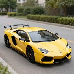 a cat shaped lamborghini