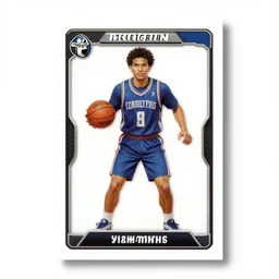 a trading card