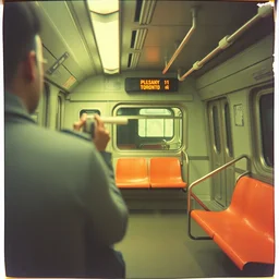 cursed polaroid photo of toronto subway