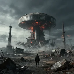 dystopian nuclear wasteland