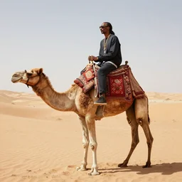 matteo renzi crossing the desert on a camel with snoop dogg