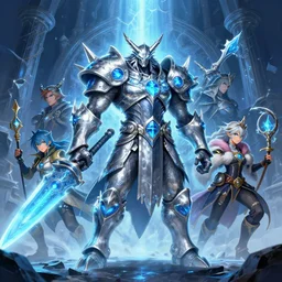 silver boss of monster hunter world iceborn worldboss guild raid digital painting bioluminance alena aenami artworks in 4 k rtx hdr design by lois van baarle by sung choi by john kirby and artgerm style pascal blanche and magali villeneuve