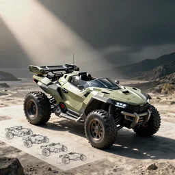 concept art blueprint halo new atv vehicles by james cameron