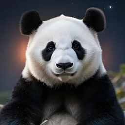 panda 🐼 , high quality, high details, 🌌, high detail photo, 🌠,digital art,