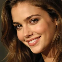 a closeup, 4 5 mm, detailed photograph of a woman with a seductive smile half jessica alba half nathalie portman half scarlett johansson, beautiful low light, 4 5 mm, by franz lanting