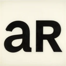 sans serif letters a and r, by luc tuymans, egon schiele, herb lubalin