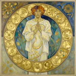 ouroboros ouroboros ouroboros, alphonse mucha, detailed oil on canvas painting