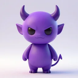 poket cute purple devil, 3 d demon, unreal engine 5, octane render, detailed, cinematografic, cinema 4 d, nvidia ray tracing graphics, artstation, greg rutkowski style