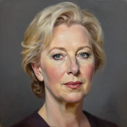 a hyper-detailed portrait of Helen Mirren by Craig Mullins; oil on canvas; trending on artstation