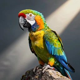 pop art parrot