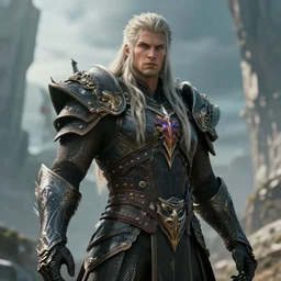 arthas menethil movie frame, cinematic, high detail, cinematography, vfx, 8 k