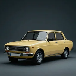 a car Lada 1300, cinematic color grading , unreal engine, hyperrealistic, dynamic lighting, highly detailed, studio light