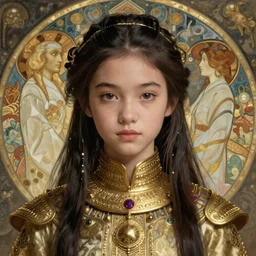 willow smith young ancient libu young girl, marvel comics, intricate, highly detailed, golden collar, artstation, digital illustration, orientalism, bouguereau, mucha, ruan jia, rutkowski