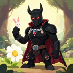 doomslayer with rabbit daisy