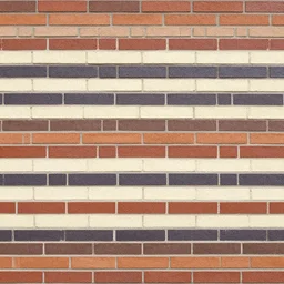 striped painted brick texture