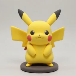 clay model of Pikachu