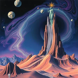 coloratura by beeple, artgerm, salvador dali, bruce pennington, frank, stella, makoto shinkai, angus mckie, alex grey, don bluth, gediminas pranckevicius, chris moore, kaja foglio, andre masson, dr. suess, brian despain, chesley bonestell. symbolism, surrealism