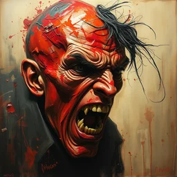 anger in boredom, painting by dave dorman and daniel docciu