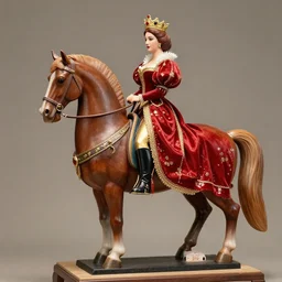 queen under horse