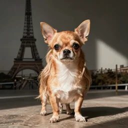 Paris Hilton as a Chihuahua