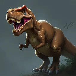 t - rex, tyrannosaurus, featured on artstation