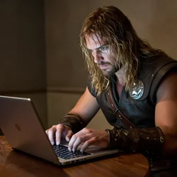 conan the barbarian having laptop trouble
