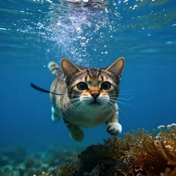 underwater no one can hear you meow