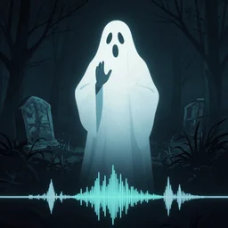 audio spectrum of a ghost speaking to loved ones from beyond the grave