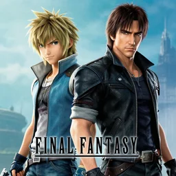 final fantasy the movie, starring nicolas cage, movie poster, cgi, square enix