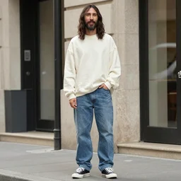 jesus in streetwear by nicola samori